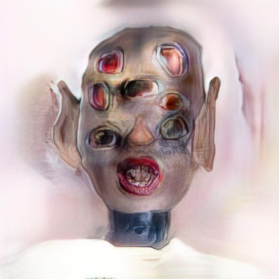 Freaky Alien Face